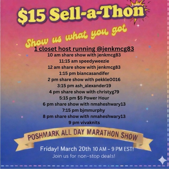 Other - $15 Sell-a-Thon Show March 20th